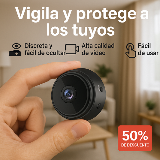 MINI CAMARA ESPIA LLEVALA HOY CON UN 50% DE DESCUENTO.