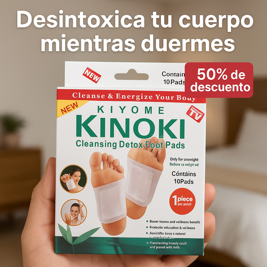 3 Pack Parches Desintoxicación kinoki