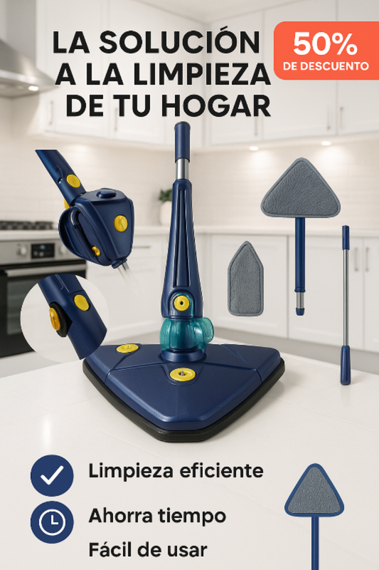 Mopa giratoria multifuncional