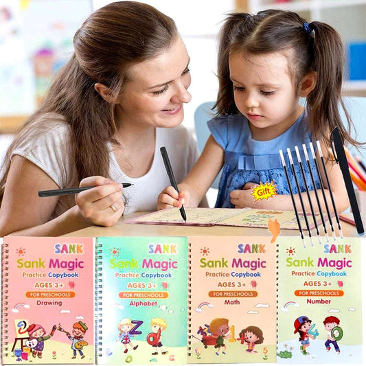 Set Cuaderno Magic Caligrafia Montessori